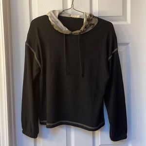 Black/Leopard sweater!! New right from the store!